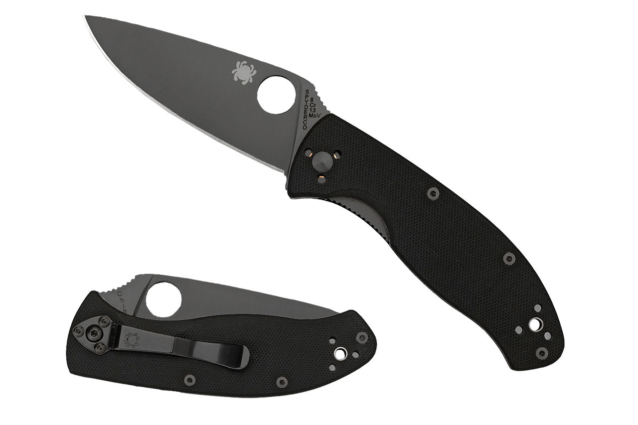 Spyderco Tenacious with Black Blade